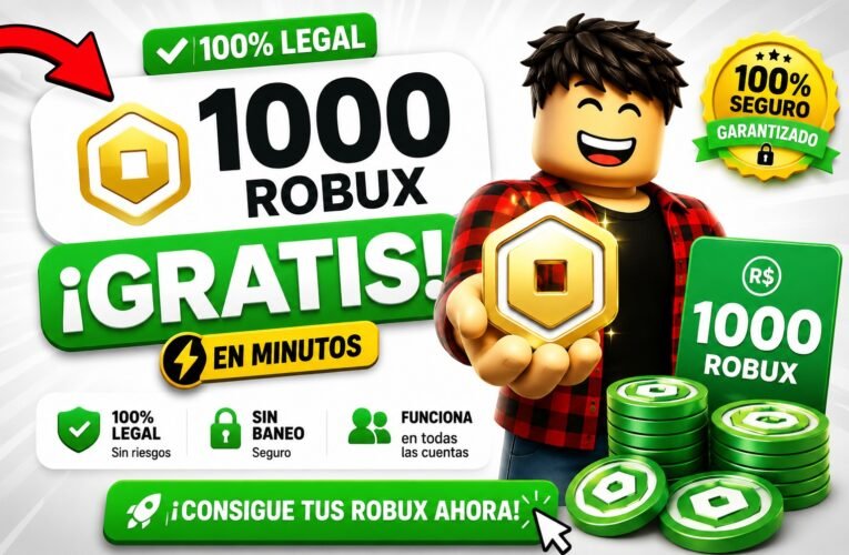 Consigue Robux Gratis de Forma Legal y Segura – Disponible por Tiempo Limitado 🎮💰
